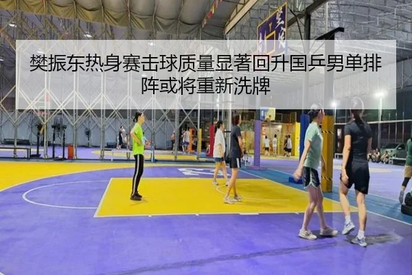 樊振东热身赛击球质量显著回升国乒男单排阵或将重新洗牌 - ayx
